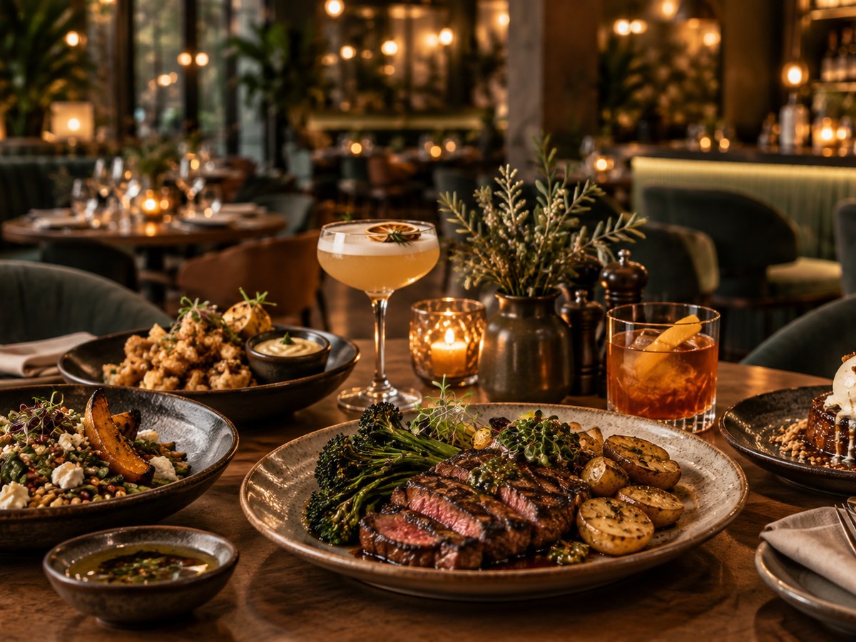 Season-led plates at Copper & Vine Social House