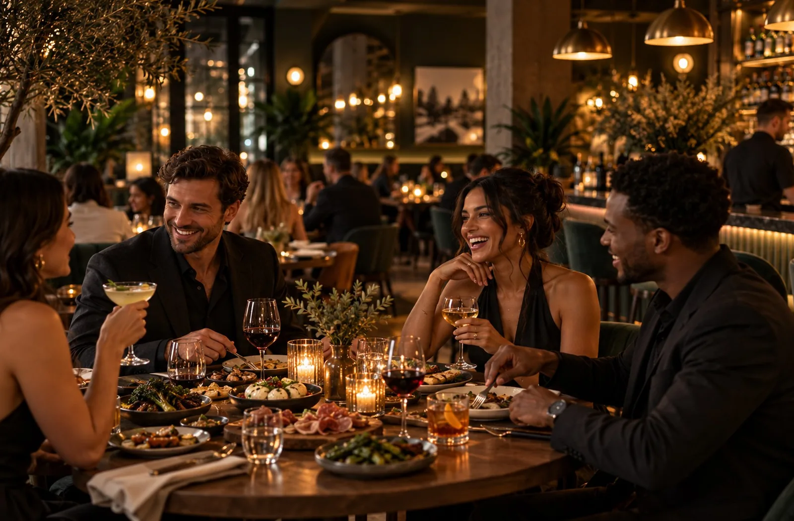 Copper & Vine Pro demo dining atmosphere